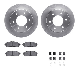 R1 Concepts® WFUH1-99846 - Rear Brake Kit with Optimum OE Pads