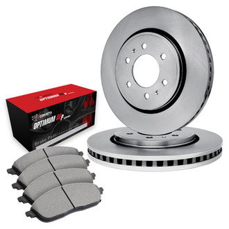 R1 Concepts® - Front Brake Kit with Optimum OE Pads
