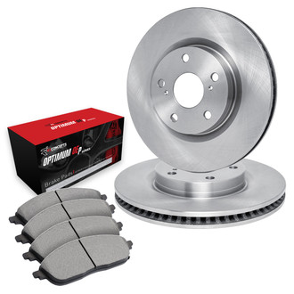 R1 Concepts® - Rear Brake Kit with Optimum OE Pads