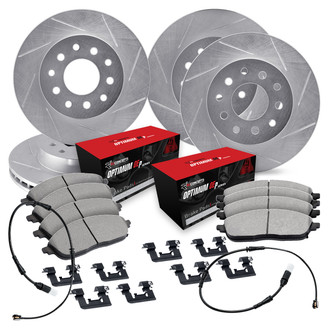R1 Concepts® - Slotted Brake Kit with Optimum OE Pads