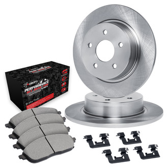 R1 Concepts® - Rear Brake Kit with Performance Off-Road/Tow Brake Pads