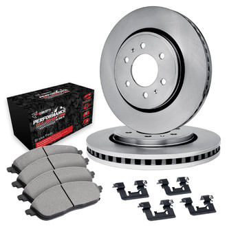 R1 Concepts® - Front Brake Kit with Performance Off-Road/Tow Brake Pads