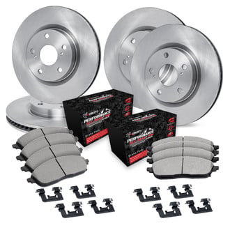 R1 Concepts® - Front and Rear Brake Kit with Performance Off-Road/Tow Brake Pads