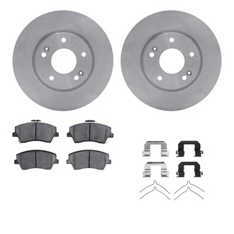 R1 Concepts® WFWH1-03100 - eLINE Series Front Brake Kit with Ceramic Pads