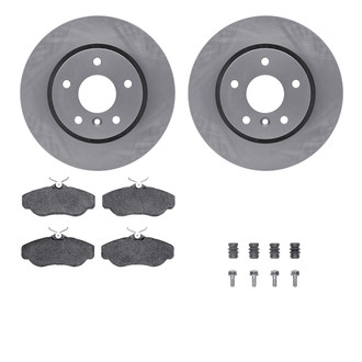R1 Concepts® WFWH1-11008 - eLINE Series Front Brake Kit with Ceramic Pads