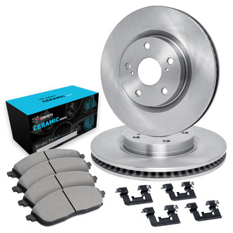R1 Concepts® - eLINE Series Front Brake Kit with Ceramic Pads