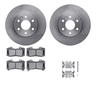 R1 Concepts® WFWH1-48071 - eLINE Series Front Brake Kit with Ceramic Pads