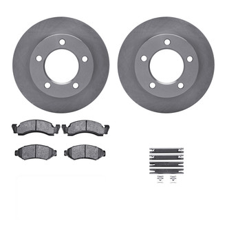 R1 Concepts® WFWH1-54051 - eLINE Series Front Brake Kit with Ceramic Pads