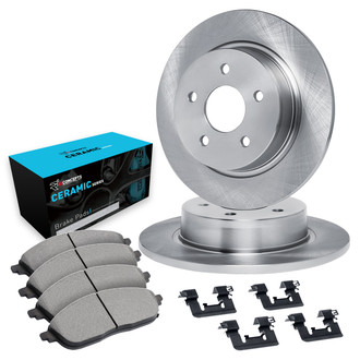 R1 Concepts® - Rear Brake Kit with Ceramic Pads