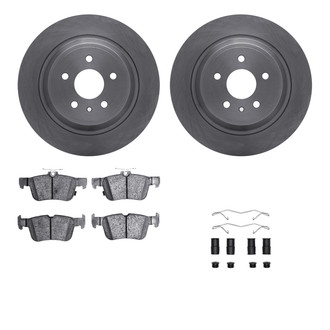 R1 Concepts® - eLINE Series Rear Brake Kit with Ceramic Pads