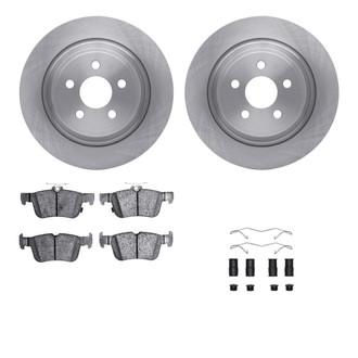 R1 Concepts® WFWH1-55009 - eLINE Series Rear Brake Kit with Ceramic Pads