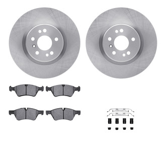 R1 Concepts® WFWH1-63131 - eLINE Series Front Brake Kit with Ceramic Pads