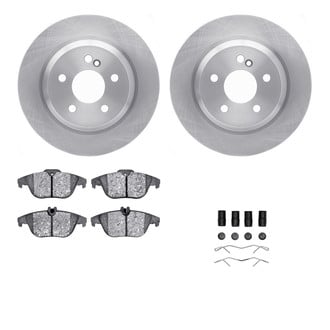 R1 Concepts® WFWH1-63149 - eLINE Series Rear Brake Kit with Ceramic Pads