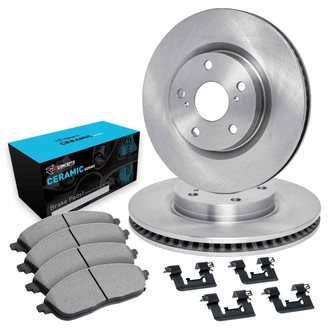 R1 Concepts® - Rear Brake Kit with Ceramic Pads