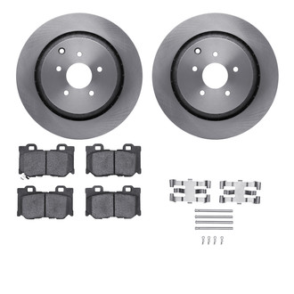 R1 Concepts® - eLINE Series Rear Brake Kit with Ceramic Pads