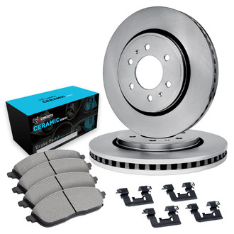 R1 Concepts® - eLINE Series Rear Brake Kit with Ceramic Pads