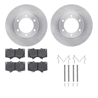 R1 Concepts® - eLINE Series Front Brake Kit with Ceramic Pads