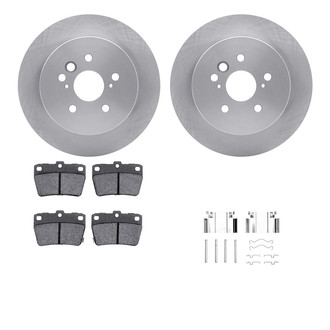 R1 Concepts® - eLINE Series Rear Brake Kit with Ceramic Pads
