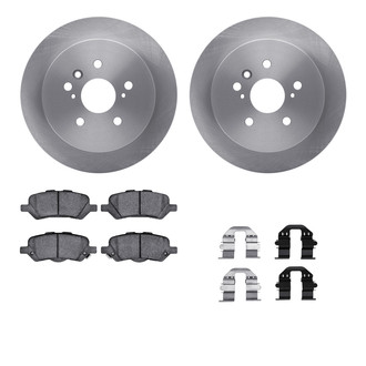 R1 Concepts® - eLINE Series Rear Brake Kit with Ceramic Pads