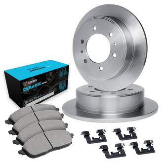 R1 Concepts® - eLINE Series Rear Brake Kit with Ceramic Pads