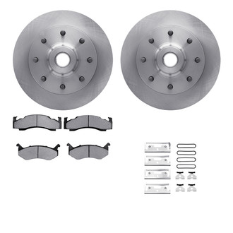 R1 Concepts® - Front Brake Kit with Super Duty Pads