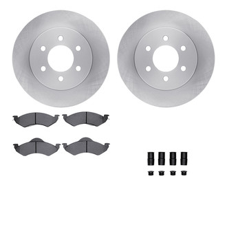 R1 Concepts® WFXH1-40385 - Front Brake Kit with Super Duty Pads