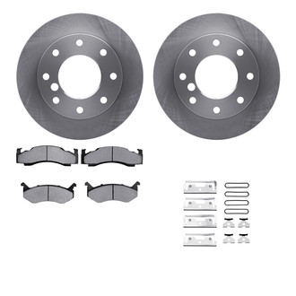 R1 Concepts® - Front Brake Kit with Super Duty Pads