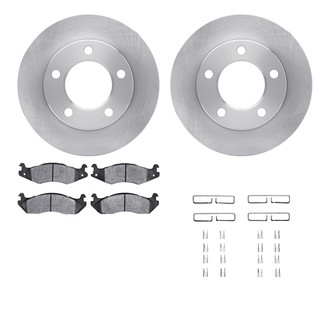R1 Concepts® WFXH1-42139 - Front Brake Kit with Super Duty Pads