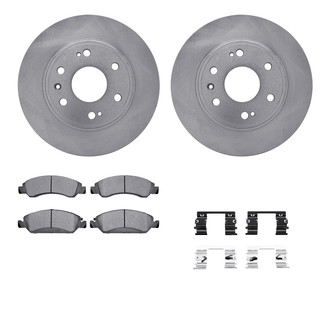 R1 Concepts® WFXH1-48402 - Front Brake Kit with Super Duty Pads