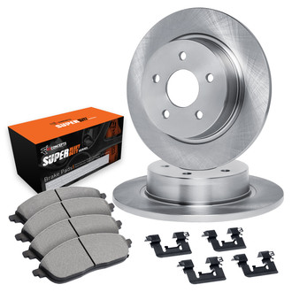 R1 Concepts® WFXH1-54017 - Rear Brake Kit with Super Duty Pads