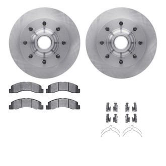 R1 Concepts® - Front Brake Kit with Super Duty Pads