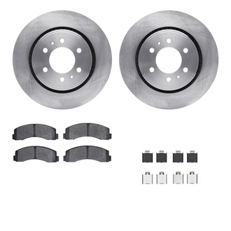 R1 Concepts® WFXH1-99632 - Front Brake Kit with Super Duty Pads