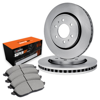R1 Concepts® - Front Brake Kit with Super Duty Pads