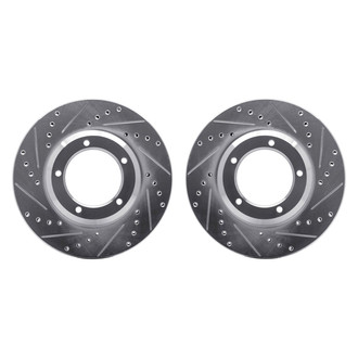 R1 Concepts® - Drilled and Slotted Front Brake Rotor Set