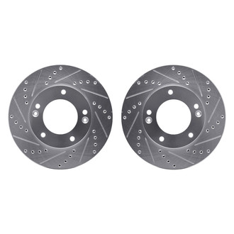 R1 Concepts® - Drilled and Slotted Front Brake Rotor Set