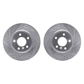 R1 Concepts® - Drilled and Slotted Front Brake Rotor Set
