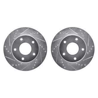 R1 Concepts® - Drilled and Slotted Front Brake Rotor Set