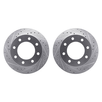 R1 Concepts® - Drilled and Slotted Front Brake Rotor Set