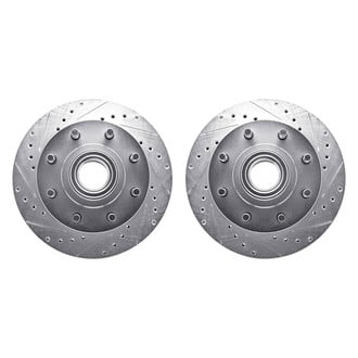 R1 Concepts® - Drilled and Slotted Front Brake Rotor Set
