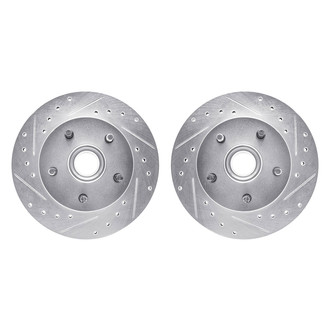 R1 Concepts® - Drilled and Slotted Front Brake Rotor Set