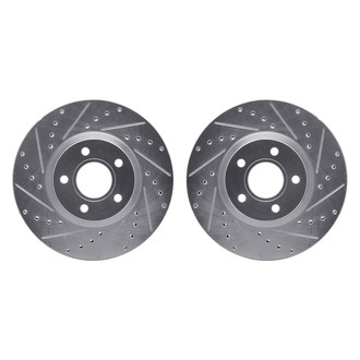 R1 Concepts® - Drilled and Slotted Front Brake Rotor Set