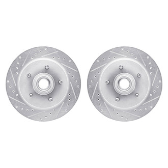 R1 Concepts® - Drilled and Slotted Front Brake Rotor Set
