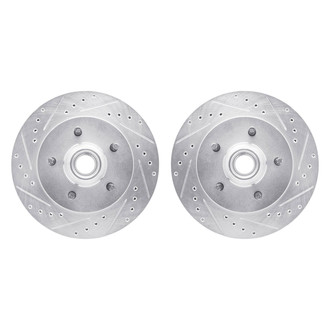 R1 Concepts® - Drilled and Slotted Front Brake Rotor Set