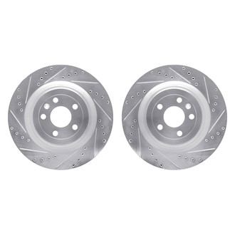 R1 Concepts® - Drilled and Slotted Front Brake Rotor Set