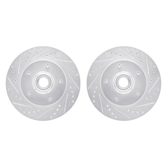 R1 Concepts® - Drilled and Slotted Front Brake Rotor Set