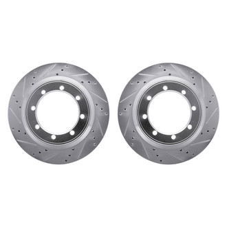 R1 Concepts® - Drilled and Slotted Front Brake Rotor Set