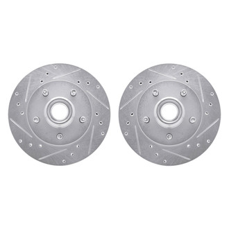 R1 Concepts® - Drilled and Slotted Front Brake Rotor Set