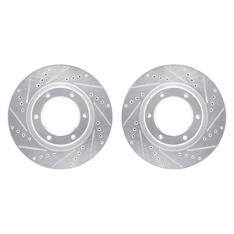R1 Concepts® - Drilled and Slotted Front Brake Rotor Set