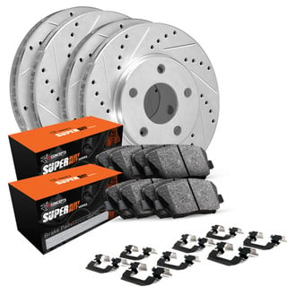 R1 Concepts® - Drilled and Slotted Brake Kit with Super Duty Pads