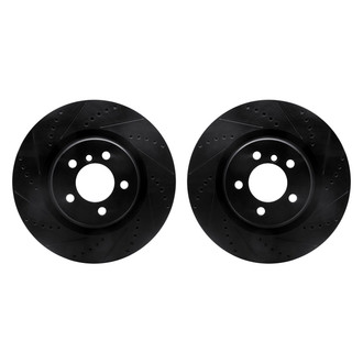 R1 Concepts® - Drilled and Slotted Front Brake Rotor Set